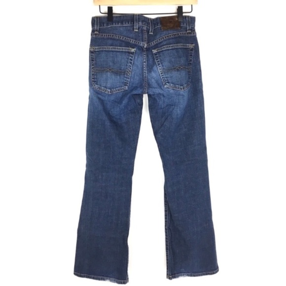 LUCKY BRAND Jeans Slim Bootleg Fit Denim Short Inseam Dark Wash 7M10533 Size 28 - Picture 4 of 9